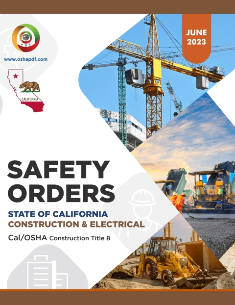 Cover image for book Cal/OSHA Construction Industry June 2023 Book