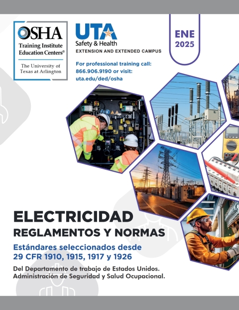 Cover image for book UTA - Spanish OSHA Electrical Regulations Book - January 2025