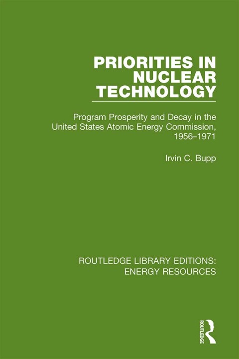 Cover image for book Priorities in Nuclear Technology