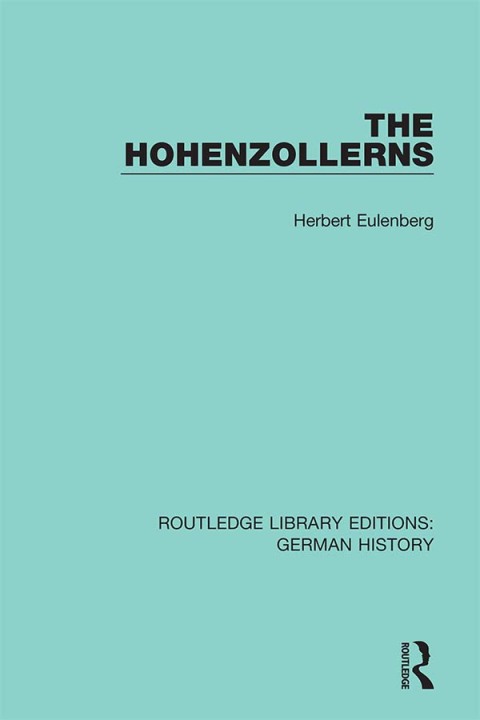 Cover image for book The Hohenzollerns