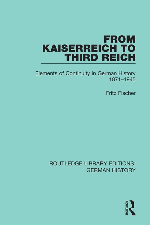 From Kaiserreich to Third Reich 