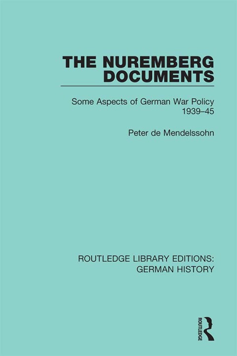 Cover image for book The Nuremberg Documents