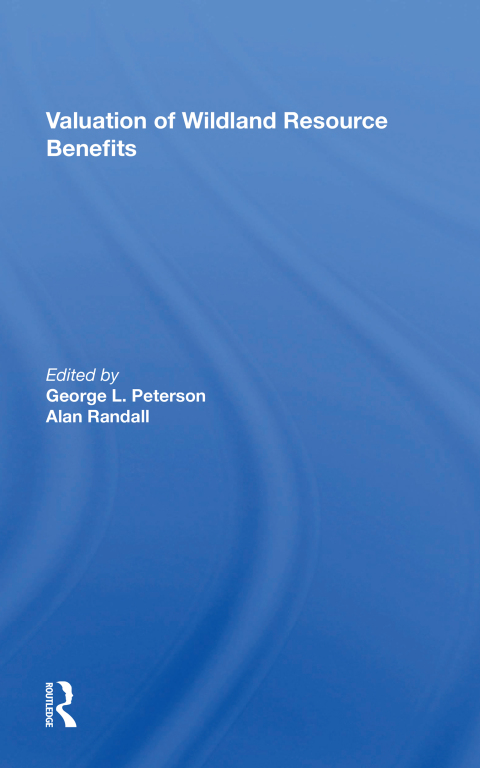 Cover image for book Valuation Of Wildland Resource Benefits
