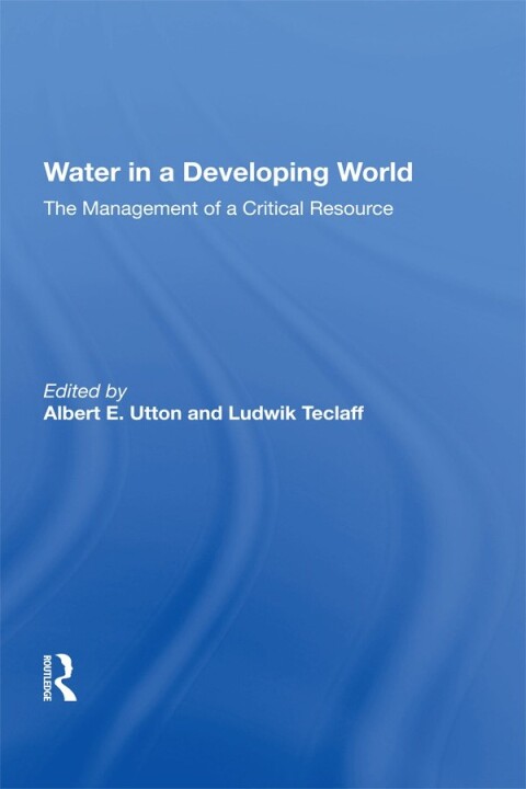 Cover image for book Water In A Developing World