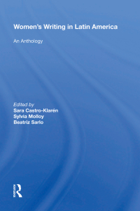 صورة الغلاف: Women's Writing In Latin America 1st edition 9780367214012