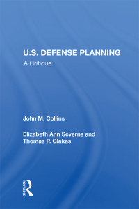 Omslagafbeelding: U.S. Defense Planning 1st edition 9780367215002