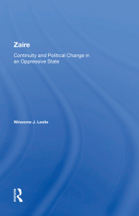 Cover image: Zaire 1st edition 9780367213893