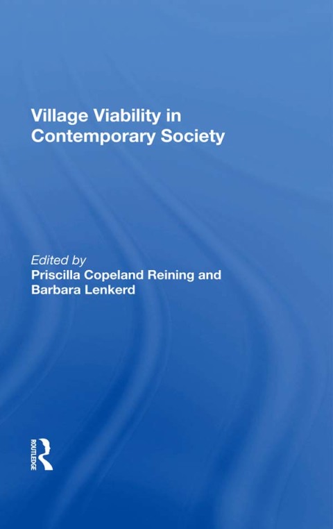 Cover image for book Village Viability In Contemporary Society