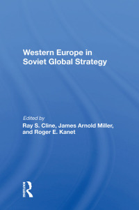 Cover image: Western Europe In Soviet Global Strategy 1st edition 9780367213503