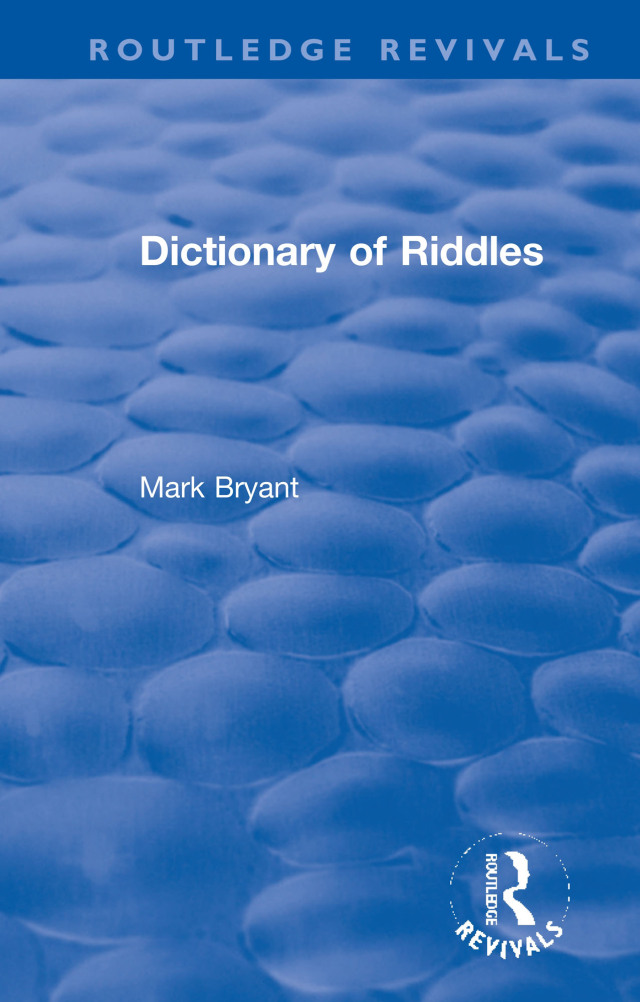 Dictionary of Riddles