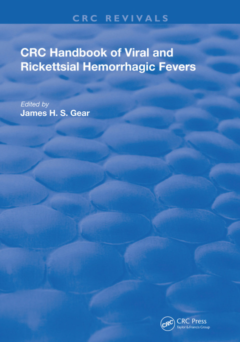 Cover image for book Handbook of Viral and Rickettsial Hemorrhagic Fevers