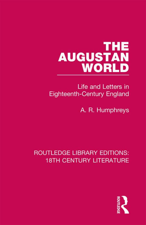 Cover image for book The Augustan World