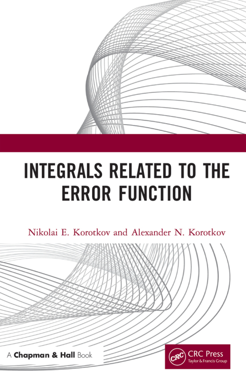 Cover image for book Integrals Related to the Error Function