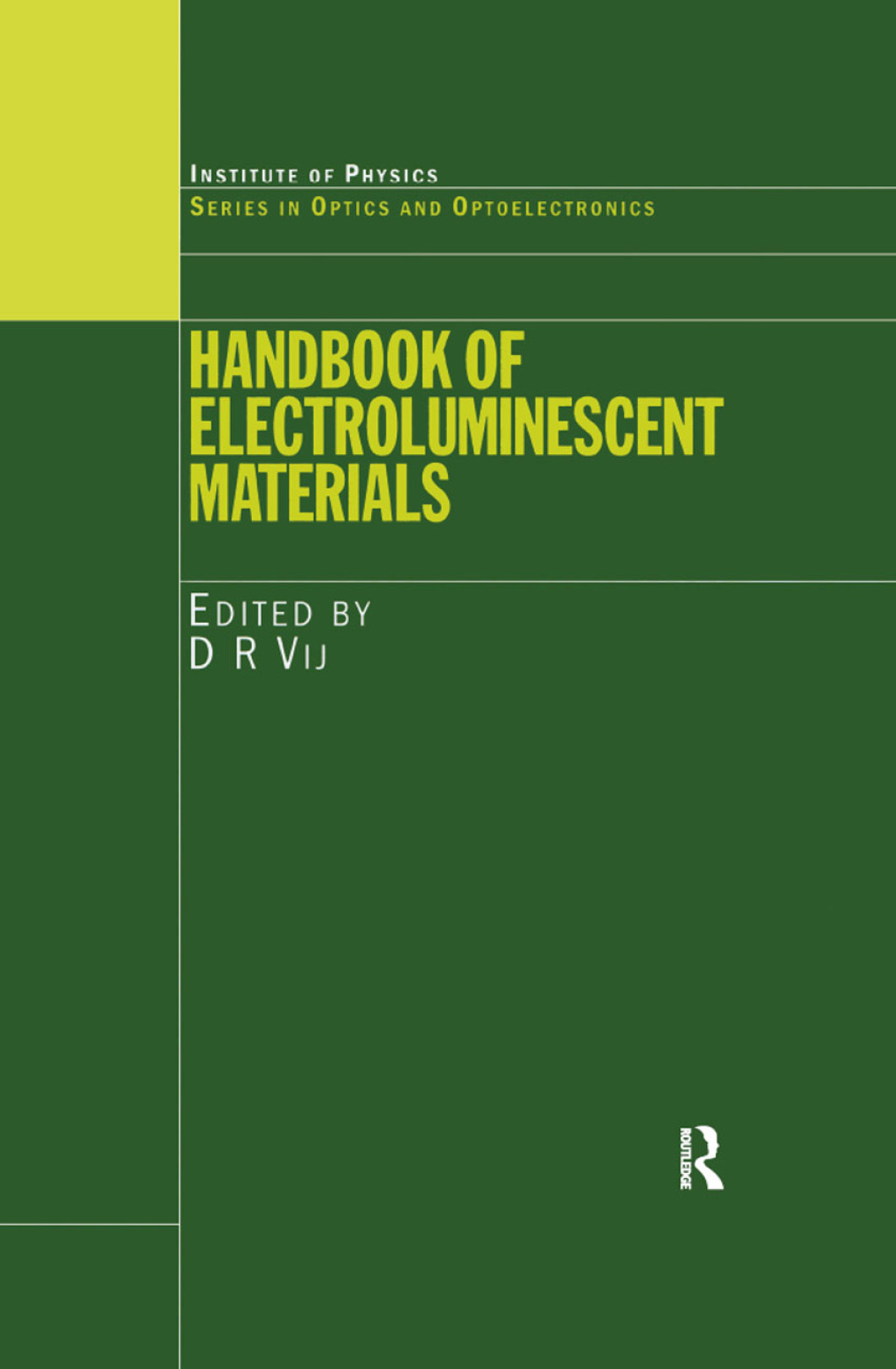 Reflowable Handbook of Electroluminescent Materials; $309.38