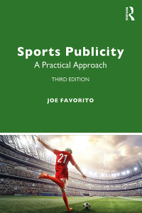 Cover image: Sports Publicity 3rd edition 9780367440510
