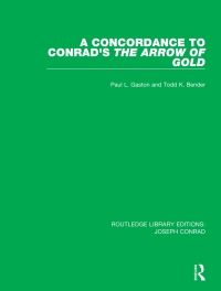 Titelbild: A Concordance to Conrad's The Arrow of Gold 1st edition 9780367862633