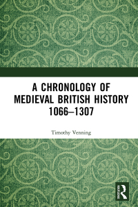 Cover image: A Chronology of Medieval British History 1st edition 9780367333386