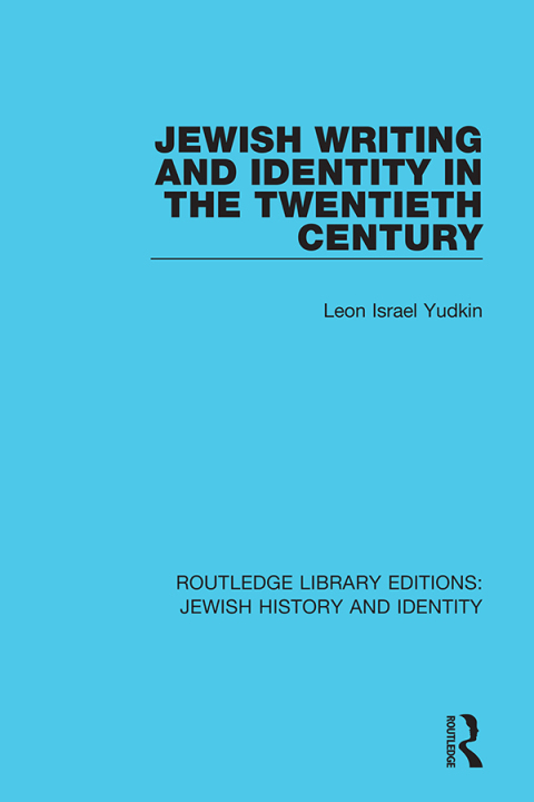 Cover image for book Jewish Writing and Identity in the Twentieth Century