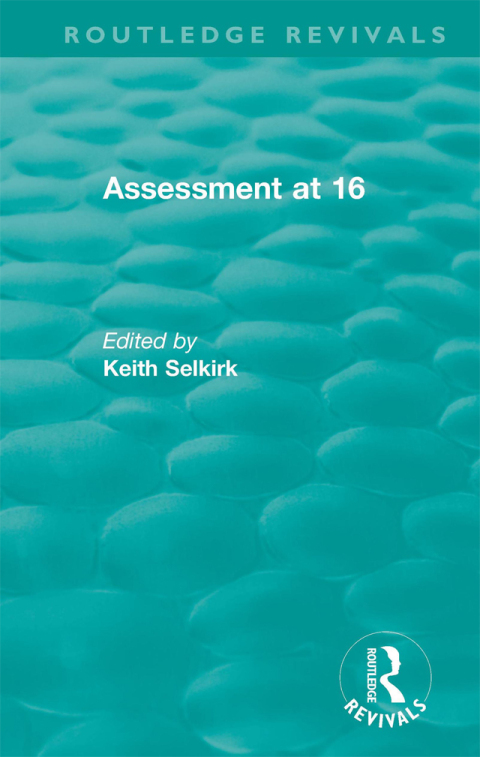 Cover image for book Assessment at 16