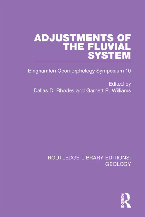 Cover image for book Adjustments of the Fluvial System