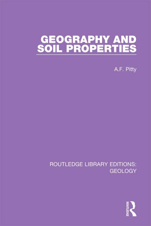 Cover image for book Geography and Soil Properties
