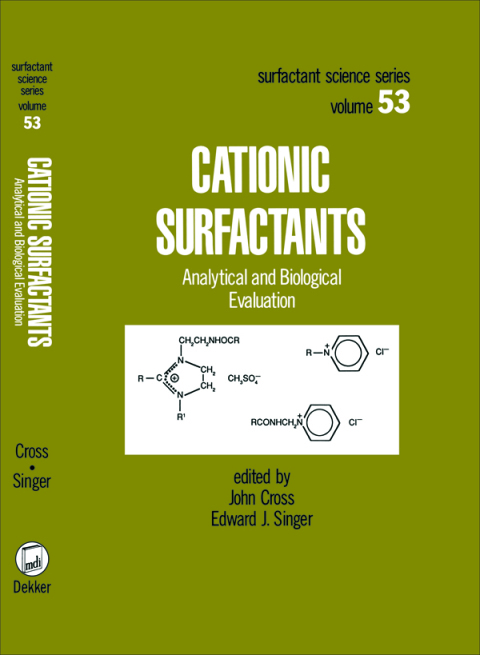 Cover image for book Cationic Surfactants