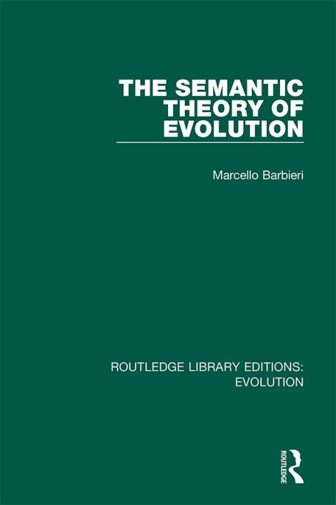 Cover image for book The Semantic Theory of Evolution