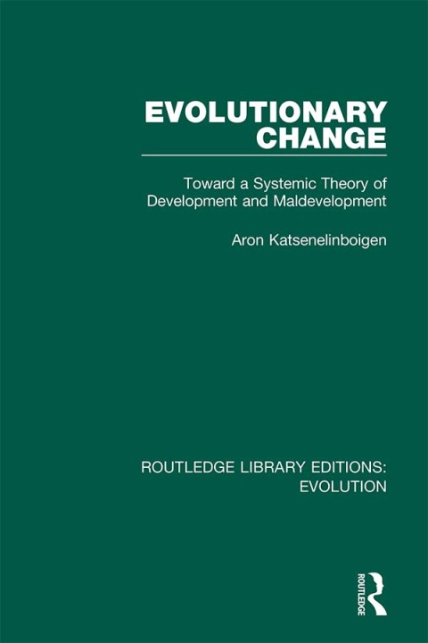 Cover image for book Evolutionary Change