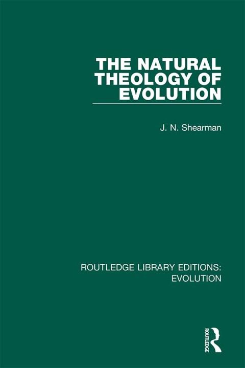Cover image for book The Natural Theology of Evolution
