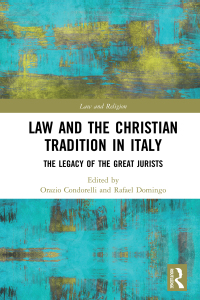 Cover image: Law and the Christian Tradition in Italy 1st edition 9780367857103