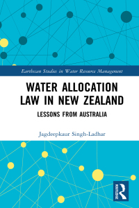 صورة الغلاف: Water Allocation Law in New Zealand 1st edition 9780367518677