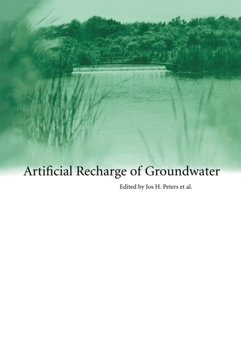Cover image for book Artificial Recharge of Groundwater