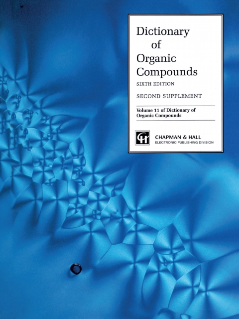 Dictionary Organic Compounds, Sixth Edition, Supplement 2 
