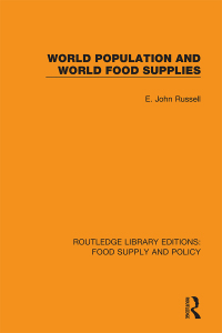 Omslagafbeelding: World Population and World Food Supplies 1st edition 9780367275983