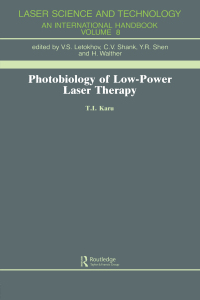 Cover image: Photobiology Of Low-Power Lase 1st edition 9783718649709