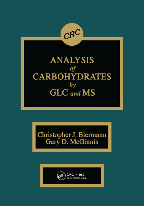 Cover image for book Analysis of Carbohydrates by GLC and MS
