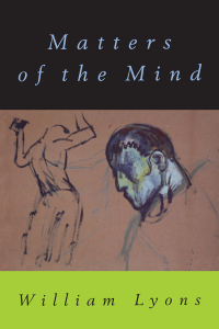 صورة الغلاف: Matters of the Mind 1st edition 9780415937870