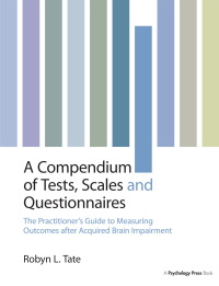 Titelbild: A Compendium of Tests, Scales and Questionnaires 1st edition 9781841695617
