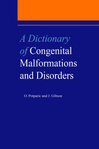Titelbild: A Dictionary of Congenital Malformations and Disorders 1st edition 9780367448967
