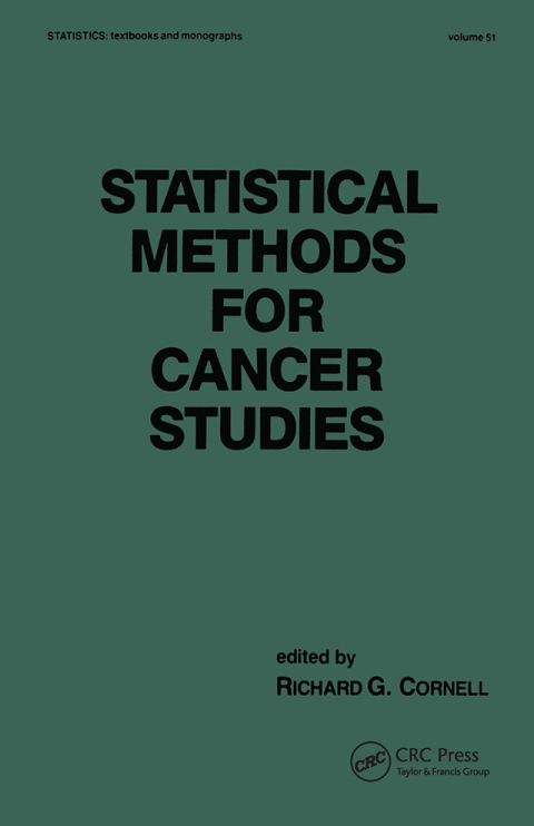 Cover image for book Statistical Methods for Cancer Studies