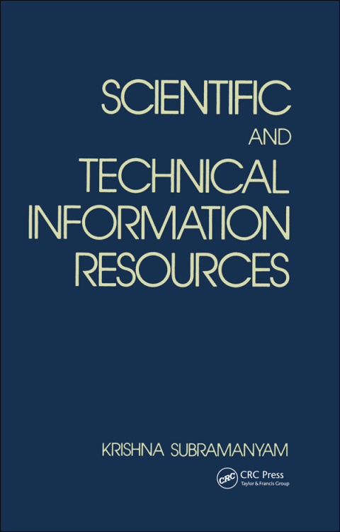 Cover image for book Scientific and Technical Information Resources