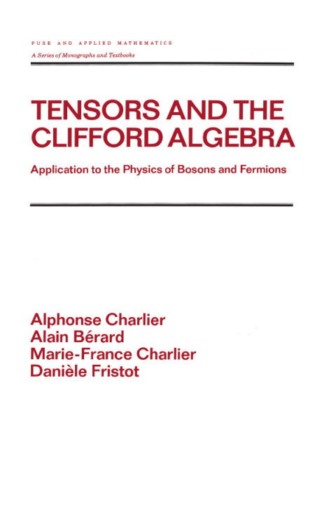 Cover image for book Tensors and the Clifford Algebra
