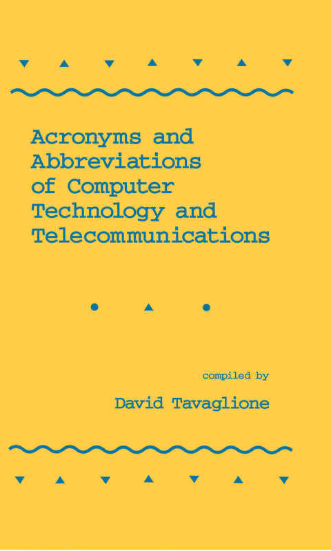 Cover image for book Acronyms and Abbreviations of Computer Technology and Telecommunications