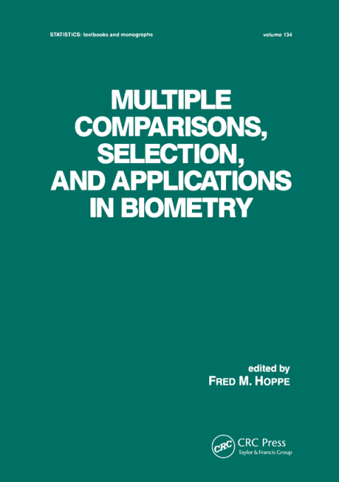 Cover image for book Multiple Comparisons, Selection and Applications in Biometry