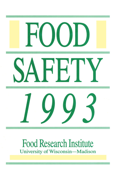 Cover image for book Food Safety 1993