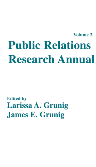 Public Relations Research Annual