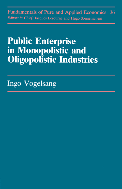 Cover image for book Publc Enterprise In Monopolis-