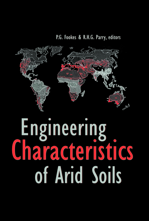 Cover image for book Engineering Characteristics of Arid Soils