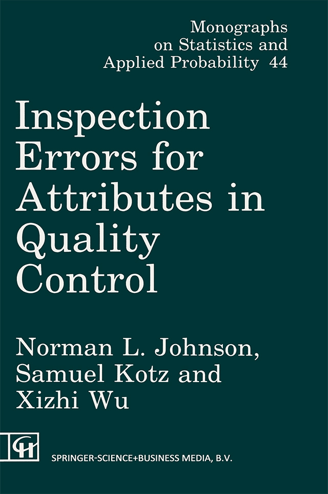 Inspection Errors for Attributes in Quality Control
