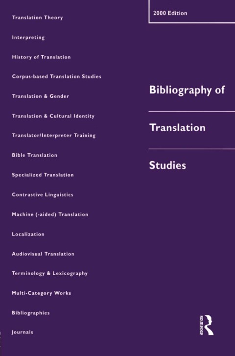 Bibliography of Translation Studies: 2000 